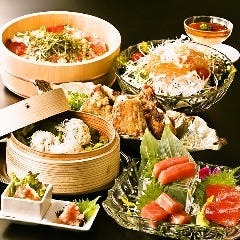 黒毛和牛×活鮮魚 マグロ婆娑羅 上野店 
