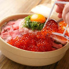黒毛和牛×活鮮魚 マグロ婆娑羅　上野店