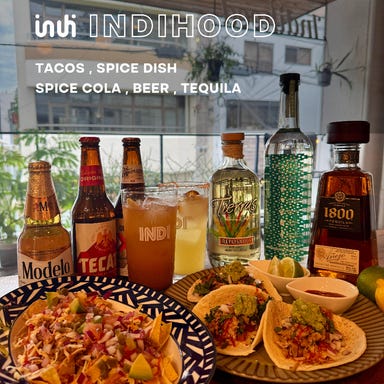 FOOD&DRINK Indihood (インディ フッド)_【飲み放題90分付き】5,500円コース<7品>(税込)