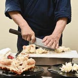 希少部位を堪能する茹でたての味わい