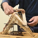 捌きたての瑞々しさを味わうお刺身