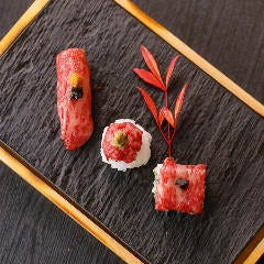 和牛握り ３種盛り