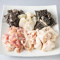 7種類の中からもつの具材が選べるのが嬉しい。