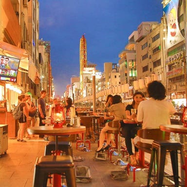 道頓堀リバーサイドグリル WONDER_【テラスで飲み放題♪】~ビールやハイボールを川沿いを眺めながら~