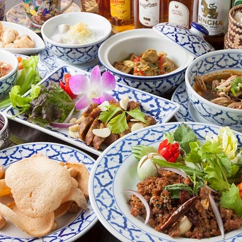2h飲み放題付き タイ料理本来の味をご堪能 ラーンナーコース 5 500円 税込 の詳細 ラーンナー タイレストラン 五反田 タイ料理 ぐるなび