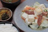 豆腐チャンプルー定食