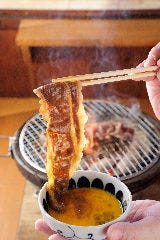 和牛カルビと釜炊き近江米 大衆焼肉正Q 阪急茨木店