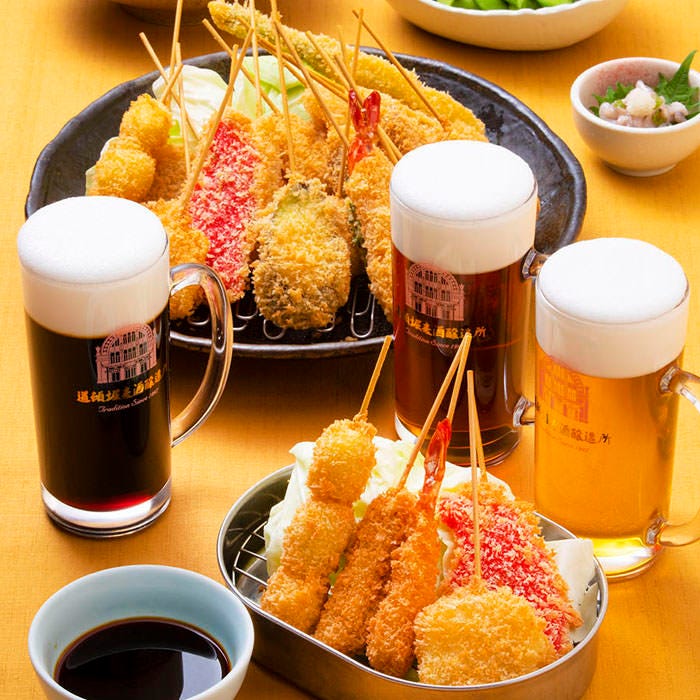 人気の 串カツ食べ放題 コース 道頓堀ビール飲み放題付 通常3 980円 3 480円の詳細 道頓堀クラフトビア醸造所 なんばcity なんば 難波 居酒屋 ぐるなび