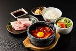 豚焼肉（60g）と金澤純豆腐ランチ
