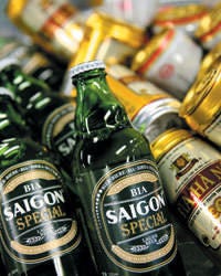 爽やかで飲みやすいと人気の
ベトナムビール各種