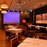 スクリーン・プロジェクター完備