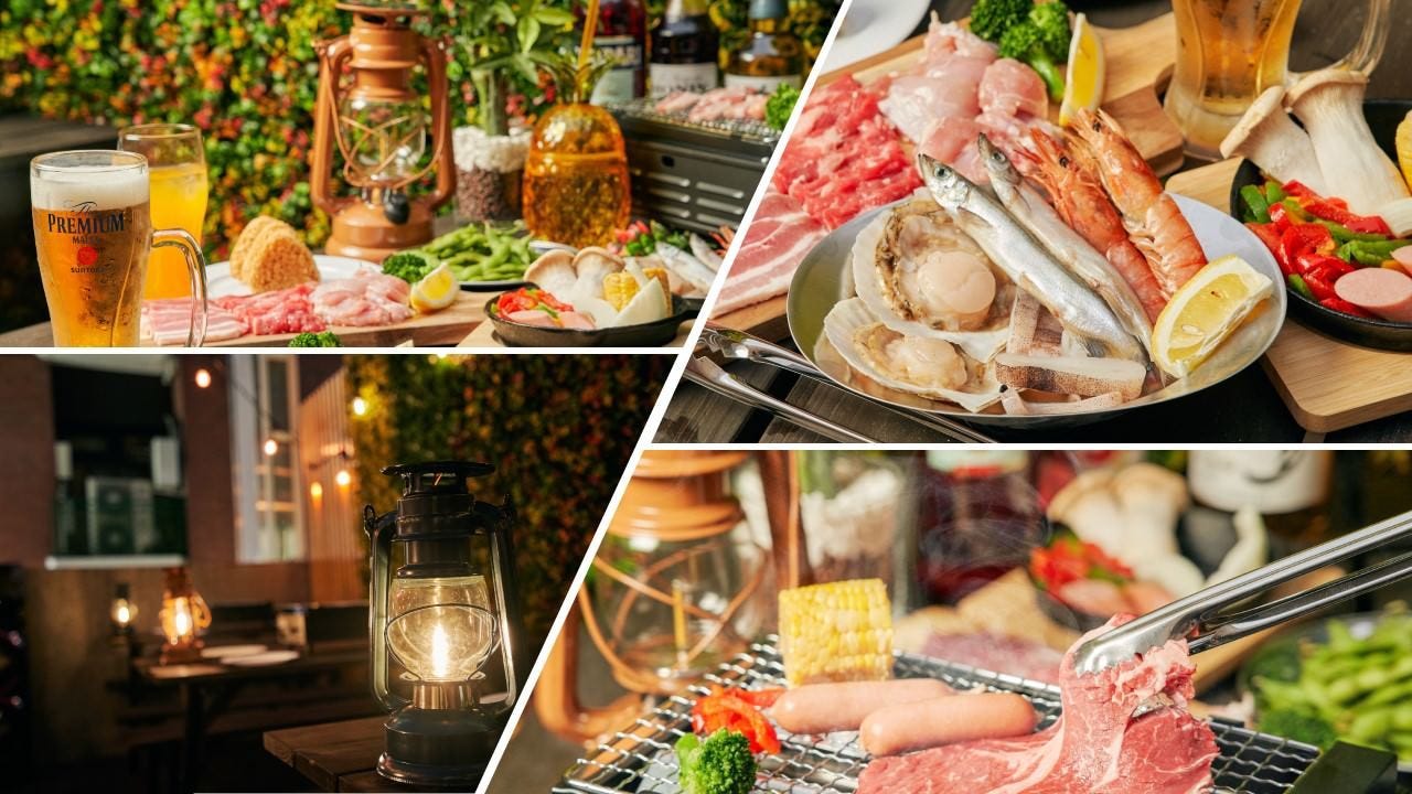 肉と海鮮のビアガーデン 新宿BBQテラス バリガーデン TOKYO