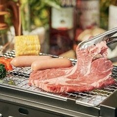 肉と海鮮のビアガーデン 新宿BBQテラス バリガーデン TOKYO_【A/平日ランチ限定】2時間飲み放題付「BBQ堪能!ビアガーデンBBQランチコース」【6品/2280円】