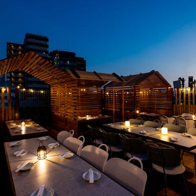 SUN ROAD ROOFTOP BEER GARDEN_屋上テラス席を丸ごと貸切OK♪開放感溢れる自慢のビアガーデン!