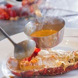 LUNCH　◆D&Eacute;JEUNER SIGNATURE◆　活伊勢海老と厳選国産牛雌牛のシグネチャーランチ　