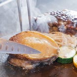 LUNCH　◆D&Eacute;JEUNER &Eacute;L&Eacute;GANCE◆　活鮑と厳選国産牛雌牛の鉄板ランチ　