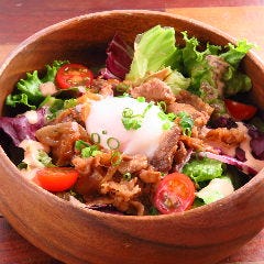 温玉のせ焼肉サラダ