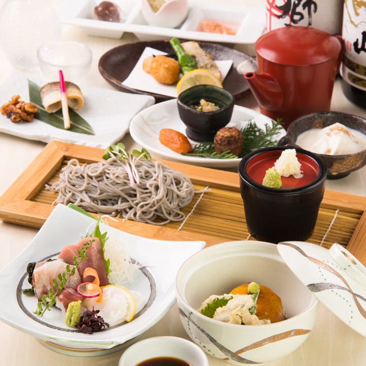 「竹」と「松」コースは飲み放題付、お料理のみと2種ずつご用意