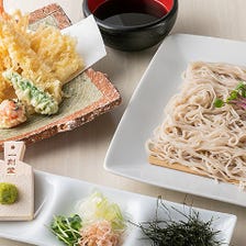 "一番粉"だけを使用した上質お蕎麦