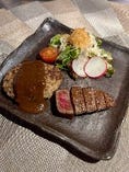 特製黒毛和牛ハンバーグ&神戸牛モモステーキ
