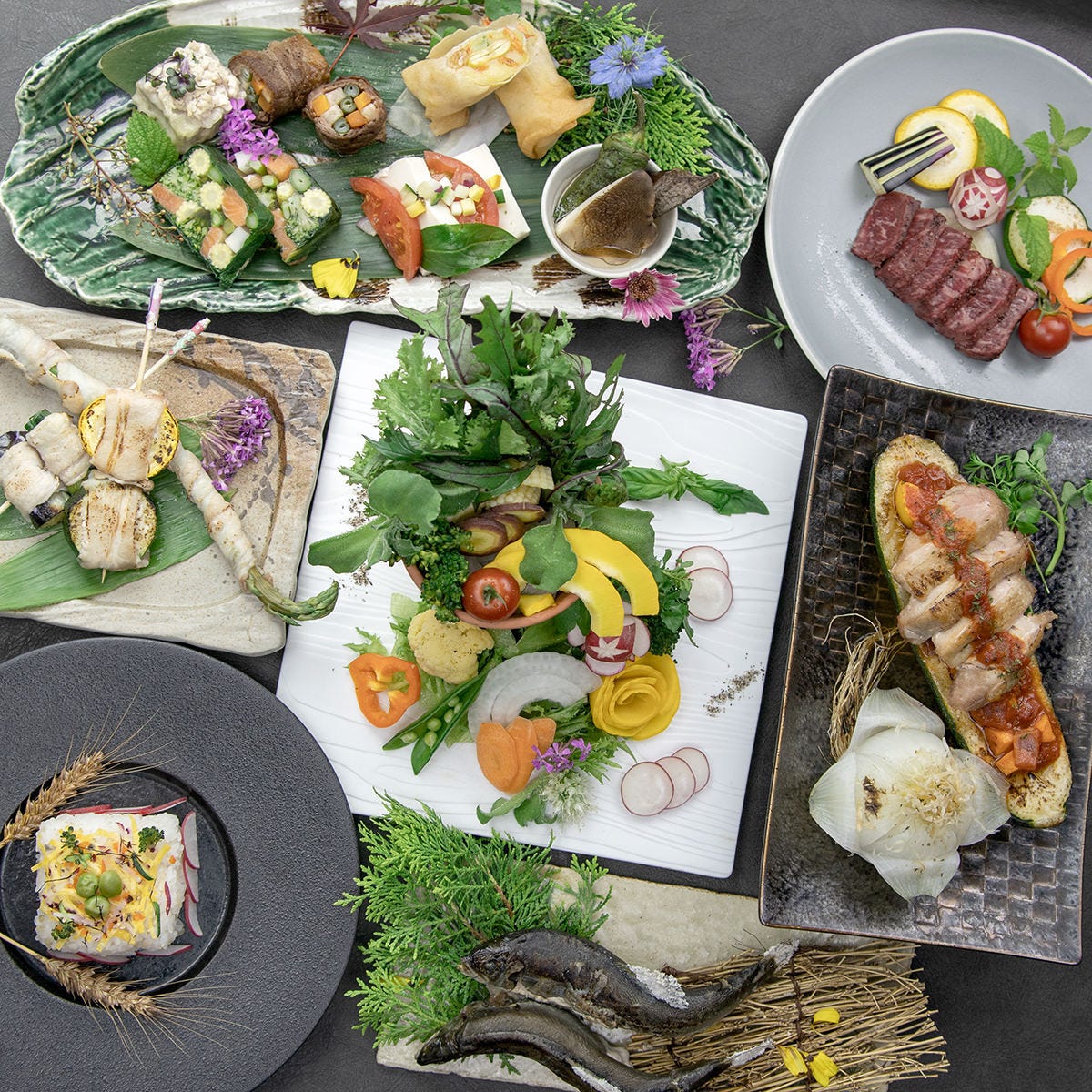 花様 ka－you 西梅田 近江野菜自家栽培ファーム直送店（西梅田/割烹 