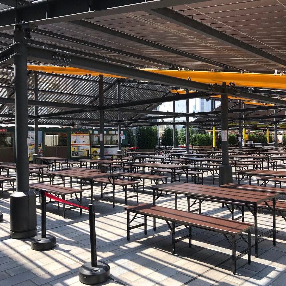 日本橋三越ビアガーデン グリルテラス日本橋_開放感溢れるテラス席でビアガーデン&times;BBQ！