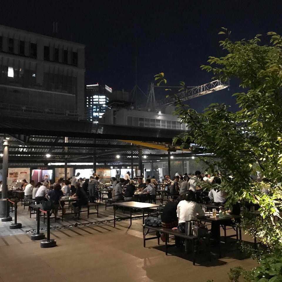 日本橋三越ビアガーデン グリルテラス日本橋_日本橋三越本店屋上ビアガーデン