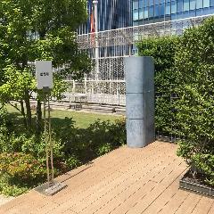 日本橋三越ビアガーデン グリルテラス日本橋_屋外喫煙所