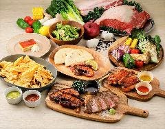 日本橋三越ビアガーデン グリルテラス日本橋_【炭火BBQ　3h飲み放題】スペシャルBBQコース