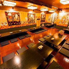 広々とした堀りごたつ個室完備 寛ぎの空間は婦人会などにも最適