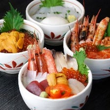 種類豊富な極上海鮮丼！