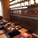 幅広いご利用が可能なテーブル席です。