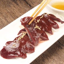 【馬の】『レバ刺し』