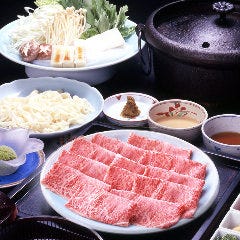 個室会席 上野 和牛しゃぶしゃぶ ステーキ会席 水車