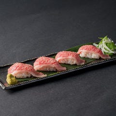 焼肉 龍王館 佐賀駅前店_黒毛和牛 直火焼き寿司