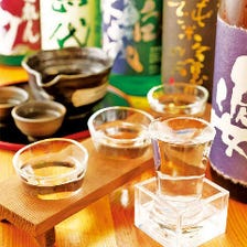プレミアムの飲み放題は日本酒全25種