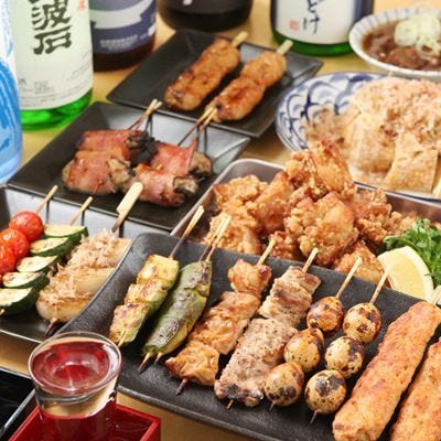 串焼きと逸品料理のご宴会コース！