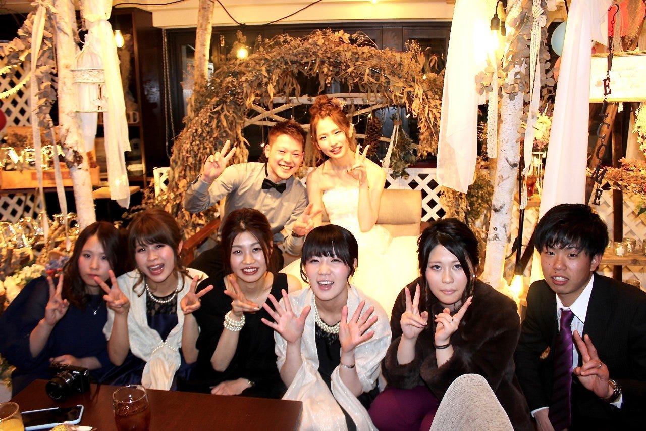 お洒落空間でpartyを 結婚式2次会2時間半飲み放題付きコース の詳細 貸切専門 Party Freespace Only 広島市 貸切スペース ぐるなび