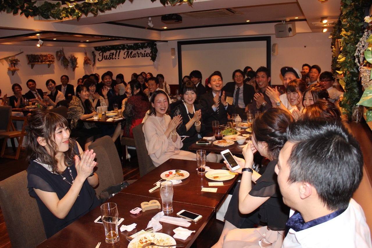 お洒落空間でpartyを 結婚式2次会2時間半飲み放題付きコース の詳細 貸切専門 Party Freespace Only 広島市 貸切スペース ぐるなび