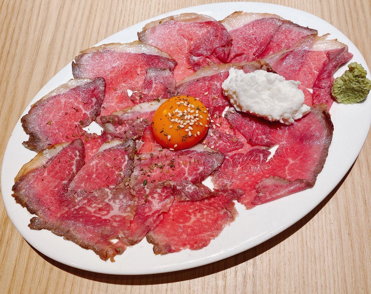 浜松町『びすとろMASA』のローストビーフ