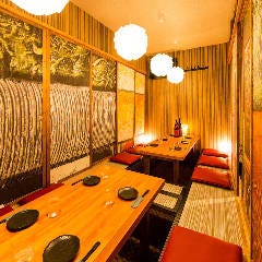 扉付完全個室でご宴会にも◎ 情緒溢れる店内でおもてなし…