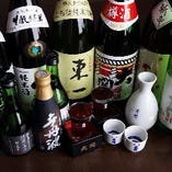 今月の特選酒【日本酒各種　一合　800円～】
