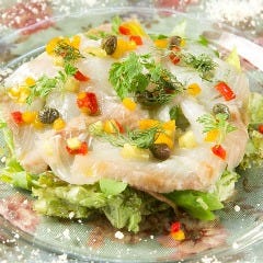 南欧料理のお店タパス_旬魚のカルパッチョ