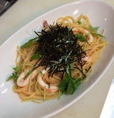 南欧料理のお店タパス_博多明太子とアオリイカのスパゲティ