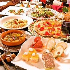南欧料理のお店タパス_タパスの2名限定おまかせコース全5品　1名3,300円