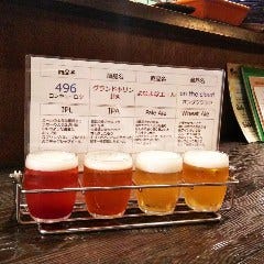 南欧料理のお店タパス_クラフトビール4種飲み比べ、今回は夏に美味しく感じる特集です