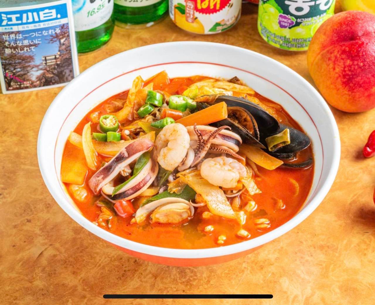 中華料理 ジョンーキッチン 韓国チキン専門店 コース Bセット ジャージャー麺 チャンポン 韓国酢豚セット ジャージャー麺 チャンポン 酢豚 ぐるなび