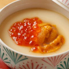 うにイクラのせ茶碗蒸し