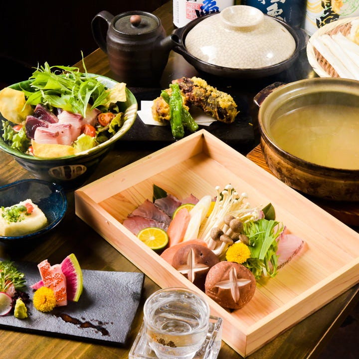金目鯛専門居酒屋 鯛しゃぶ ぞんぶん 新宿 金目鯛 日本酒