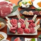こだわりお肉と本格韓国料理が味わえる、充実の食べ放題コース！